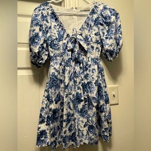 Abercrombie puff sleeve dress